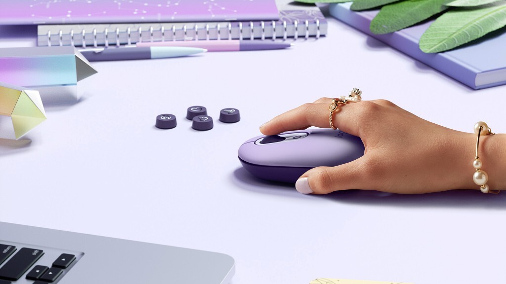 logitech pop keyboard mouse new purple gray 05 1 - Logitech POP 潮玩無線鍵鼠 2022 潮感再度爆襲！「星暮紫」、「迷霧灰」新色搶手登場