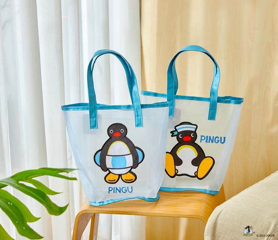 圖3 5.網紗袋 480 款 - 童年回憶!《PINGU企鵝家族》期間限定店 台北高雄接續萌萌登場!