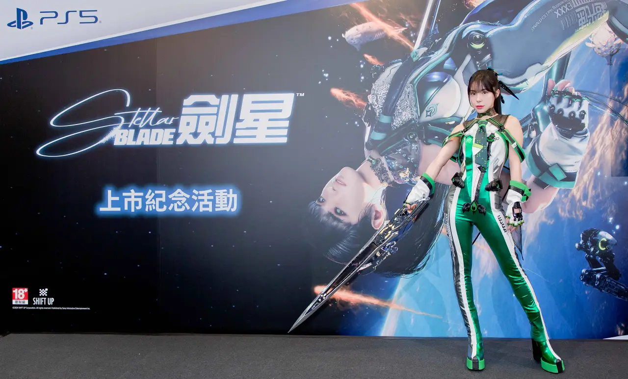2858aa008332cd2939c0ce20a1563df3 - PS5《劍星 Stellar Blade》上市!啦啦隊女神李多慧化身伊芙現身台北地下街!