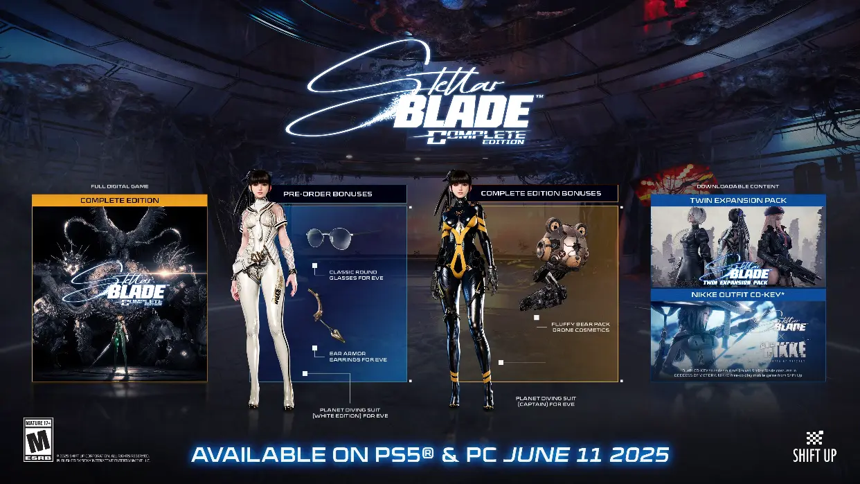 0dddb4e32f8b044ae83d8e9fcb346315 - 《劍星 Stellar Blade》PC 版將於 6 月 11 日上市!支援 4K 超寬螢幕及追加 25 套新服裝登場!